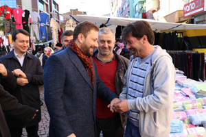 Milletvekili Avcı, Pazar Yeri Esnafını Ziyaret Etti