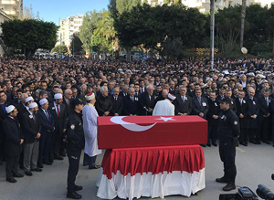 Şehit Emniyet Müdürü Altuğ Verdi Mersin'de Son Yolculuğuna Uğurlandı