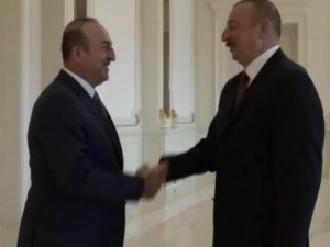 Çavuşoğlu, Aliyev İle Görüştü