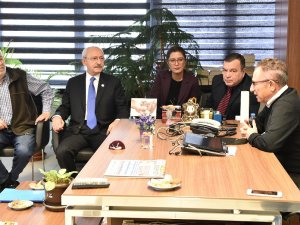 Kılıçdaroğlu’ndan Sözcü Gazetesi’ne Ziyaret