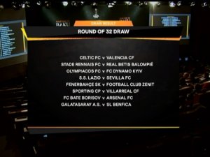 Uefa Avrupa Liginde Eşleşmeler Belli Oldu