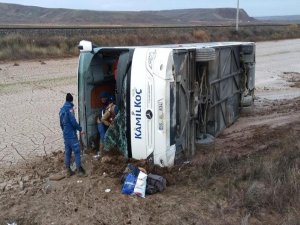 Yozgat’ta Yolcu Otobüsü Devrildi: 1 Ölü, 20 Yaralı