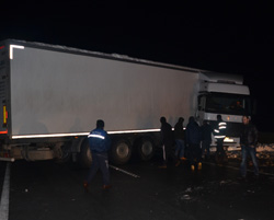 Rize'de 5Km. Araç Kuyruğu Oluştu