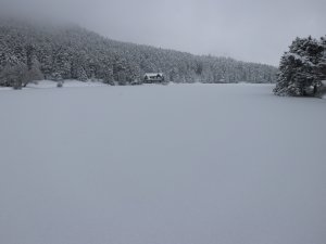 Gölcük Gölü Buz Tuttu