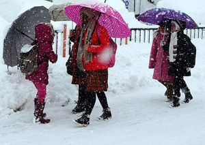 Trabzon’da kar tatili bir gün daha uzatıldı