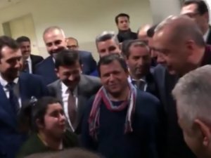 Erdoğan İle Vatandaş Arasında Güldüren Sohbet