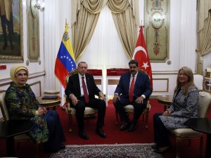 Cumhurbaşkanı Erdoğan, Maduro İle Görüştü