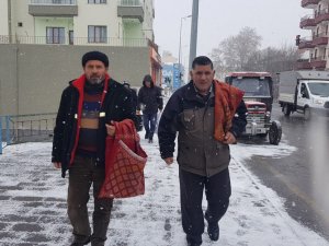 Babadan Kalma Heybelerle Market Alışverişi
