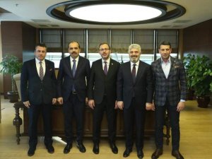 Hekimoğlu Trabzon Fk Yöneticileri, Bakan Kasapoğlu İle Görüştü