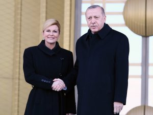 Erdoğan, Kitaroviç’i Resmi Tören İle Karşıladı