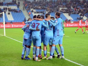 Ziraat Türkiye Kupası: Trabzonspor: 1 - Balıkesir Baltokspor: 0 (İlk Yarı)