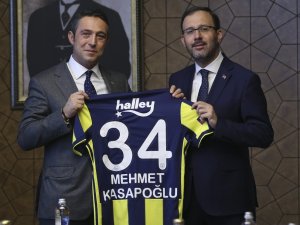 Bakan Kasapoğlu Ali Koç’u Kabul Etti