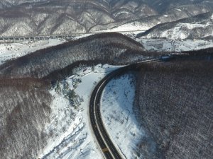 Bolu Dağı’ndan Eşsiz Kar Manzarası