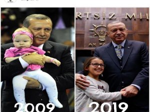 Cumhurbaşkanı Erdoğan “10yearschallenge” Akımına Katıldı