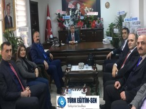 Türk Eğitim Sen Rize Şubesi'nden Milli Eğitim Müdürüne Ziyaret