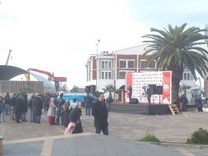 Osmanlı Partisi Genel Başkanı İbrahim Ünye, Giresun’da Boş Meydana Konuştu