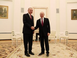 Erdoğan-putin Görüşmesi Başladı