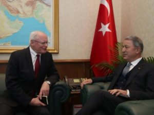 Akar, Abd’nin Suriye Özel Temsilcisi Jeffrey’i Kabul Etti
