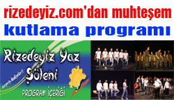 Rizedeyiz Yaz Şöleni Coşturdu