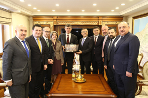 TBB Başkanı Feyzioğlu, Vali Çeber’i Ziyaret Etti