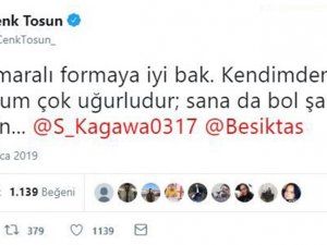 Cenk Tosun’dan Kagawa’ya Mesaj