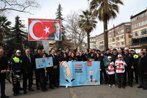 Rize'de "Öncelik Hayatın, Öncelik Yayanın" Kampanyası