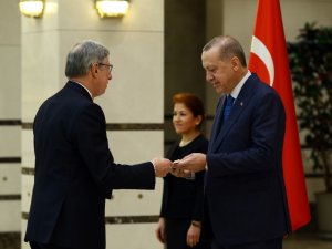 Erdoğan İtalya Büyükelçisini Kabul Etti