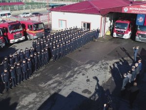 Trabzon’da Göreve Yeni Başlayan İtfaiye Erleri Yemin Etti