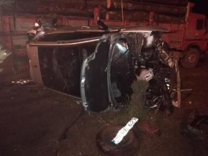 Giresun’da Otomobil Takla Attı: 2 Yaralı
