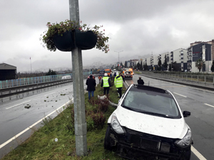 Rize'de Trafik Kazası: 1 Yaralı