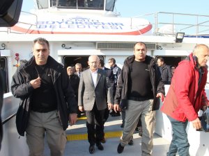 Kılıçdaroğlu İzmir’de Vapura Bindi