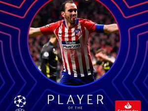 Şampiyonlar Ligi’nde Haftanın Futbolcusu Diego Godin