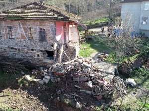 Ordu’da Heyelandan 7 Ev Boşaltıldı