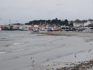 Tekirdağ’da Deniz 30 Metre Çekildi