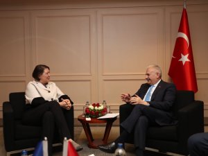 Binali Yıldırım Ab Komiseri Bulç İle Bir Araya Geldi