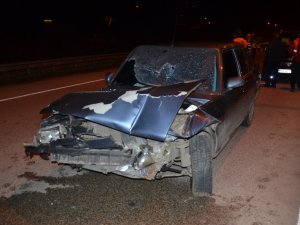 Kediyi Ezmemek İçin Direksiyonu Kırınca Kaza Yaptı