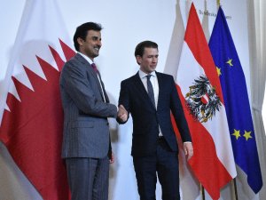 Katar Emiri, Avusturya Başbakanı Kurz İle Bir Araya Geldi