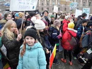 Stockholm’de İklim Değişikliği Protestosu