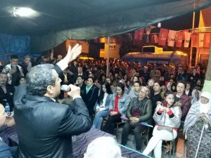İyi Partili Başkan Adayı İstiklal Marşı’nı Okuyamadı