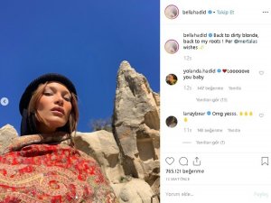 Ünlü Modelin Kapadokya Çekimine Beğeni Yağdı