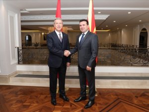 Bakan Akar, Kuzey Makedonya Başbakanı Zaev İle Görüştü