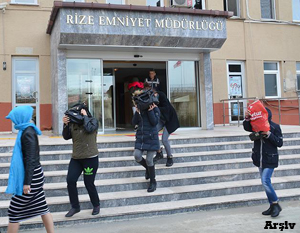 Rize'de Fuhuş Operasyonu 14 Gözaltı