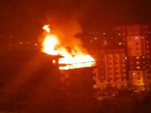 Rize'de Korkutan Yangın