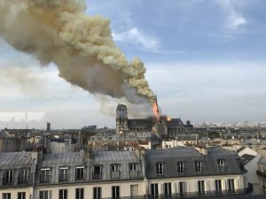 Notre Dame Katedrali’nde Yangın