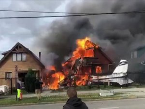 Şili’de Evin Üzerine Uçak Düştü: 6 Ölü