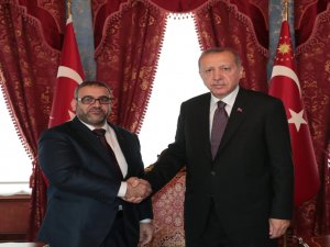 Cumhurbaşkanı Erdoğan İle El Meşri Görüşmesi Başladı