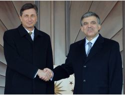 Slovenya Cumhurbaşkanı Pahor Çankaya Köşkü’nde