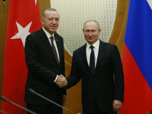 Cumhurbaşkanı Erdoğan, Rusya Devlet Başkanı Putin İle Görüştü