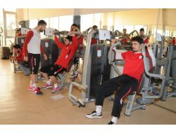 Samsunspor Salonda Çalıştı