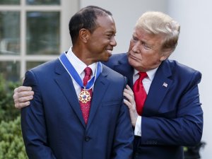 Trump’tan Golfçü Tiger Woods’a Özgürlük Madalyası